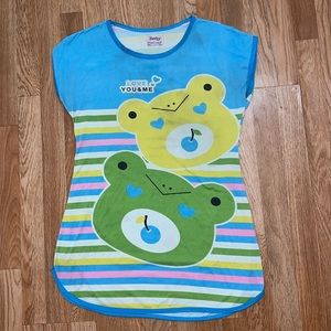 Vintage Printed Colorful Nightgown